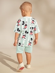Blue Mickey Mouse T-Shirt & Shorts Set (3mths-8yrs) - Image 2 of 9