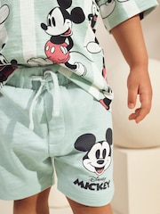 Blue Mickey Mouse T-Shirt & Shorts Set (3mths-8yrs) - Image 4 of 9