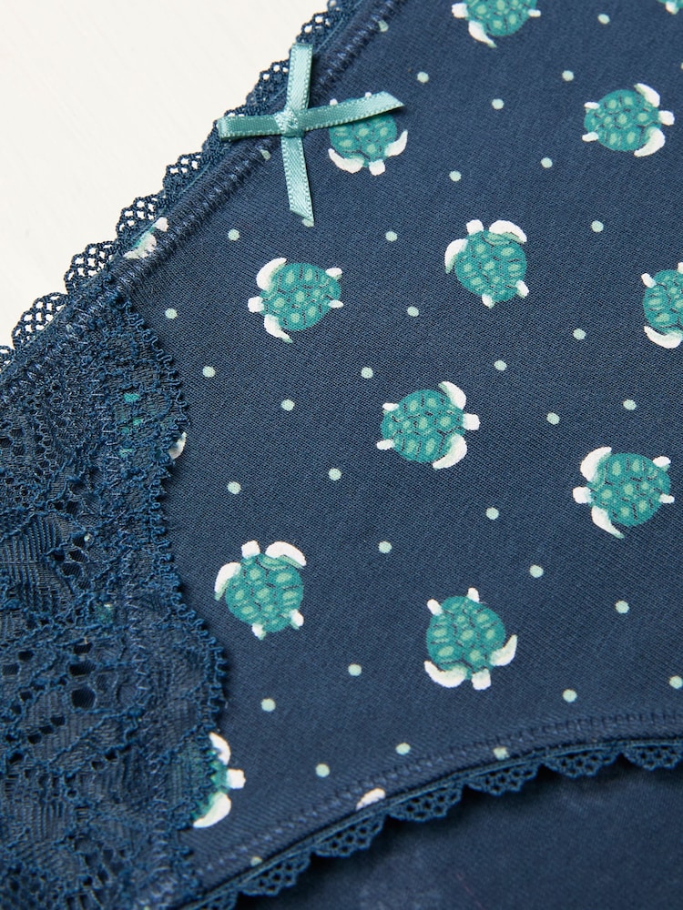 FatFace Blue Turtle Knickers - Image 2 of 2