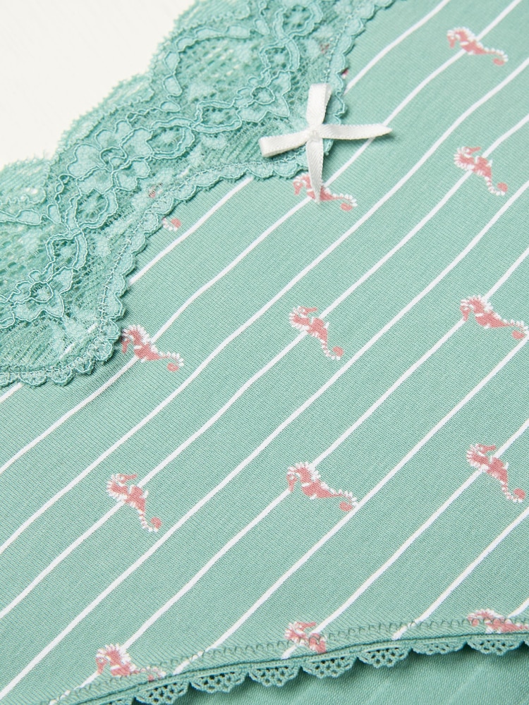 FatFace SEAHORSE PRINT KNICKERS - Изображение 2 из 2
