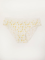 FatFace White LEMON PRINT KNICKERS - Image 1 of 2