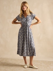 Joules Nia Multi V-Neck Dress - Image 1 of 8