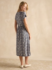 Joules Nia Multi V-Neck Dress - Image 2 of 8