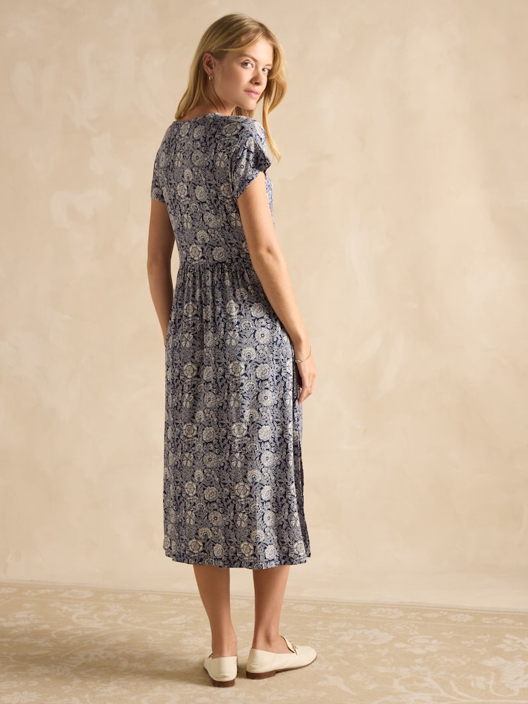 Joules Nia Multi V-Neck Dress - Image 2 of 8