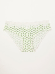 Green DITSY PRINT KNICKERS - Image 1 of 2