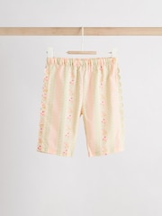 Cream/Green Floral Baby Sleeveless Top and Trouser 2 Piece Set (0mths-2yrs) - Image 3 of 13