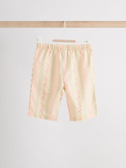 Cream/Green Floral Baby Sleeveless Top and Trouser 2 Piece Set (0mths-2yrs) - Image 6 of 13