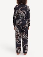 Desmond & Dempsey Navy Long Pyjamas Set - Image 2 of 5