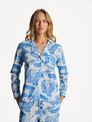 أزرق - Desmond & Dempsey Long Pyjamas Set - صورة 3 من 7