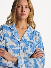 أزرق - Desmond & Dempsey Long Pyjamas Set - صورة 4 من 7