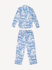 أزرق - Desmond & Dempsey Long Pyjamas Set - صورة 7 من 7