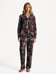 Navy Soleia - Desmond & Dempsey Long Pyjamas Set - صورة 1 من 7