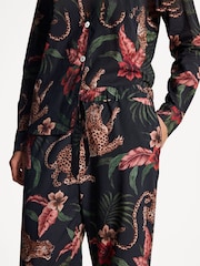 Navy Soleia - Desmond & Dempsey Long Pyjamas Set - صورة 4 من 7
