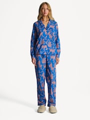 Desmond & Dempsey Womens Chango Long Pyjamas Set - صورة 1 من 7