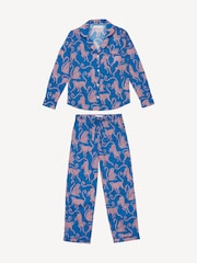 Desmond & Dempsey Womens Chango Long Pyjamas Set - صورة 7 من 7