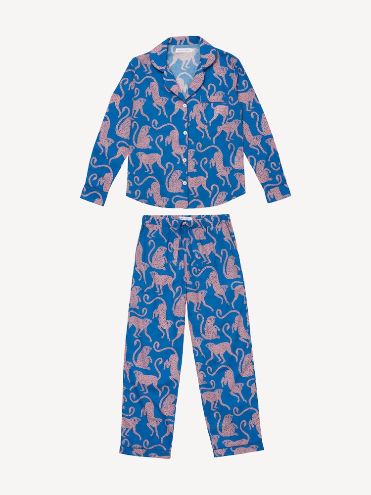 Desmond & Dempsey Womens Chango Long Pyjamas Set - صورة 7 من 7