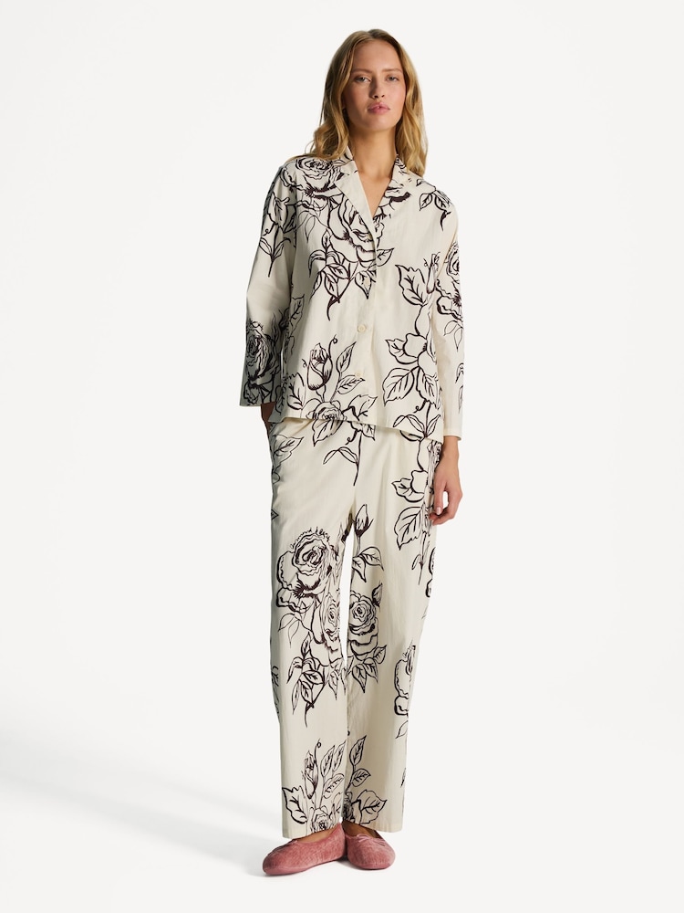 Desmond & Dempsey Rose 402 Long Pyjamas Set - صورة 1 من 6