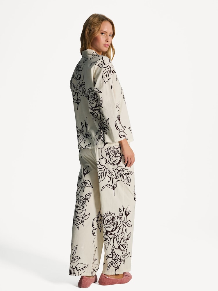 Desmond & Dempsey Rose 402 Long Pyjamas Set - صورة 2 من 6