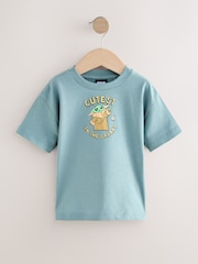 Grey Grogu Star Wars Short Sleeve 100% Cotton T-Shirt (3mths-8yrs) - Image 1 of 4