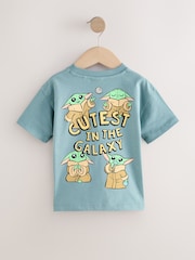 Grey Grogu Star Wars Short Sleeve 100% Cotton T-Shirt (3mths-8yrs) - Image 2 of 4