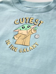Grey Grogu Star Wars Short Sleeve 100% Cotton T-Shirt (3mths-8yrs) - Image 3 of 4