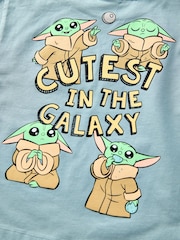 Grey Grogu Star Wars Short Sleeve 100% Cotton T-Shirt (3mths-8yrs) - Image 4 of 4
