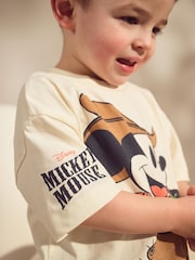 Светло-бежевый - Футболка с короткими рукавами Mickey Mouse (3мес.-8лет) - Image 3 of 3