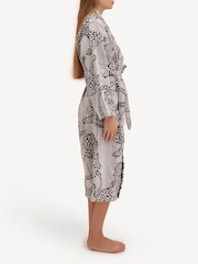 Desmond & Dempsey Jag Cream Towel Robe - Image 3 of 5