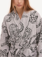 Desmond & Dempsey Jag Cream Towel Robe - Image 4 of 5