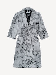 Desmond & Dempsey Jag Cream Towel Robe - Image 5 of 5