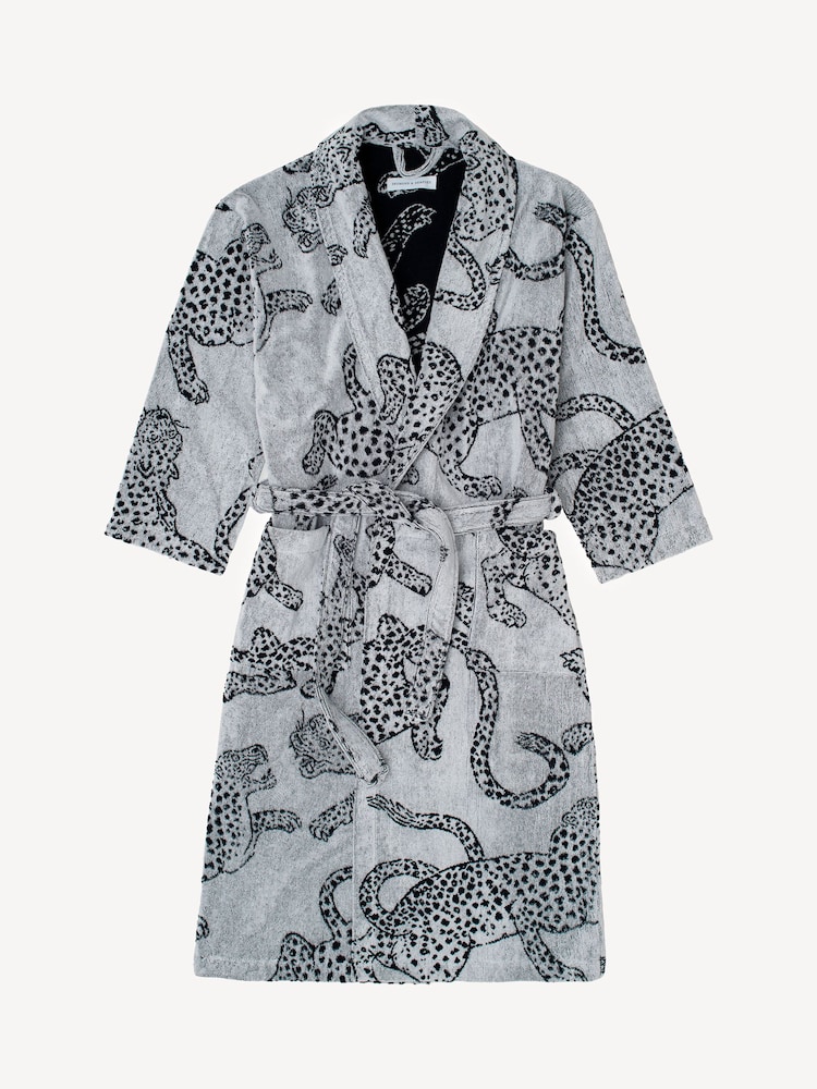 Desmond & Dempsey Jag Cream Towel Robe - Image 5 of 5