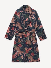 Desmond & Dempsey Soleia Navy Quilted Robe - Image 5 of 5