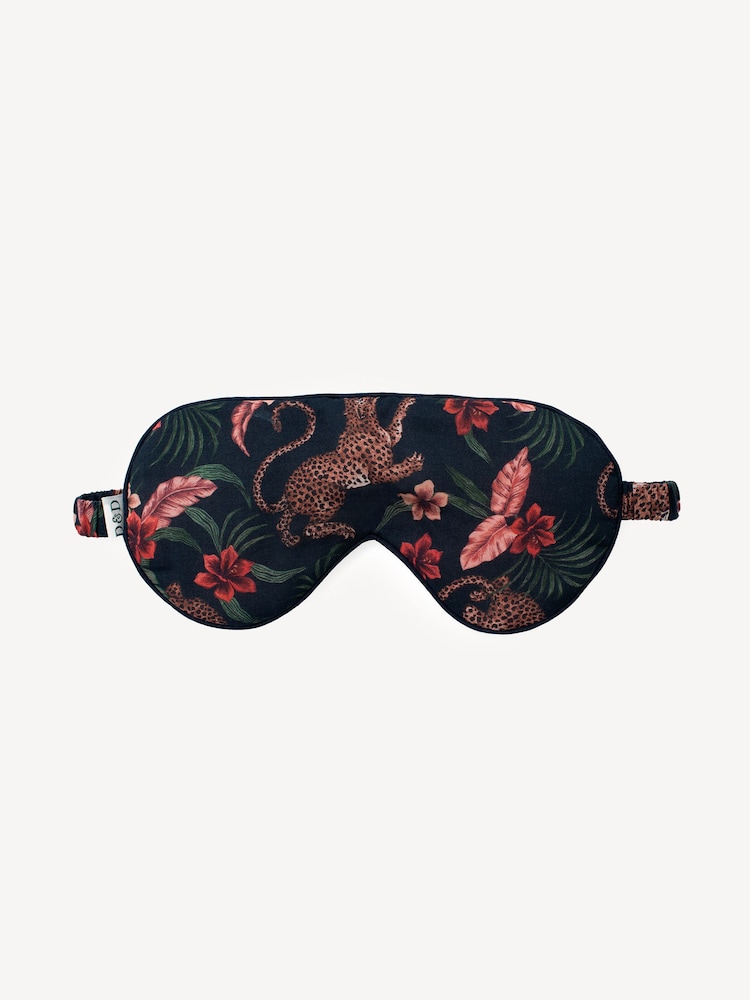 Desmond & Dempsey Soleia Navy Luxe Eye Mask - Image 3 of 3
