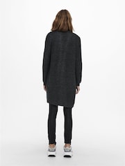 ONLY Grey Cosy Long Knitted Open Cardigan - Image 2 of 6
