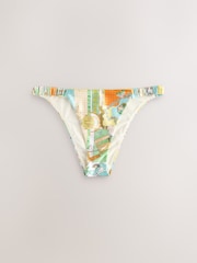 Never Fully Dressed Ecru High Leg Map High Waisted Tummy Control Briefs - Image 6 of 8