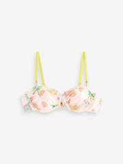 Never Fully Dressed Ecru Non Padded Underwired Element Triangle Bikini Top - Image 4 of 7