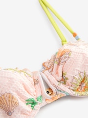 Never Fully Dressed Ecru Non Padded Underwired Element Triangle Bikini Top - Image 5 of 7