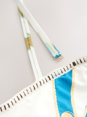 Maillot de bain bandeau Never Fully Dressed Palm Tummy Control - Image 6 de 6
