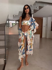 Never Fully Dressed Palm Lightweight Kimono - Image 1 de 4