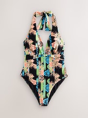 Maillot de bain plongeant avec contrôle du ventre Never Fully Dressed - Image 5 de 8