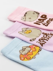 Vanilla Underground Pink Womens Pusheen Socks 5 Pack - Image 2 of 5
