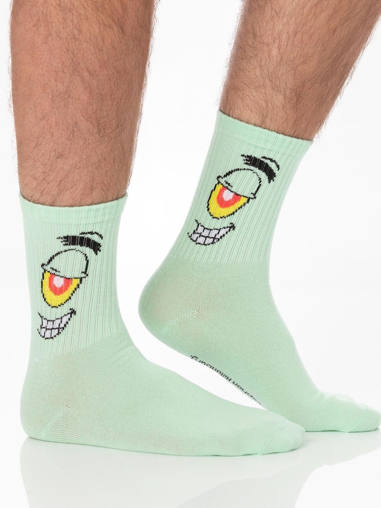 Vanilla Underground Adult SpongeBob Квадратные штаны носки 5 Pack - Image 2 of 5
