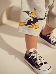 Grey Marl Looney Tunes Short Sleeve Hoodie & Shorts Set (3mths-8yrs) - Image 5 of 5