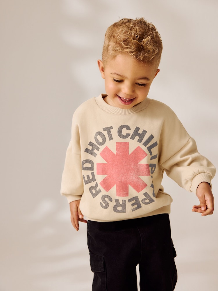 Neutral Red Hot Chili Peppers Crew Sweatshirt (3mths-8yrs) - Image 1 of 8