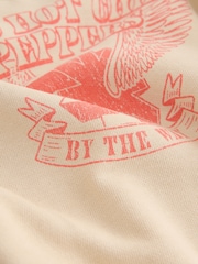 Neutral Red Hot Chili Peppers Crew Sweatshirt (3mths-8yrs) - Image 7 of 8