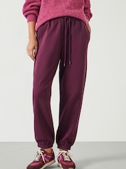 Hush Red Alyna Pocket Detail Relaxed Joggers - Image 1 of 5