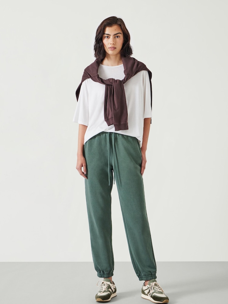 Hush Green Alyna Pocket Detail Relaxed Joggers - Image 2 of 5