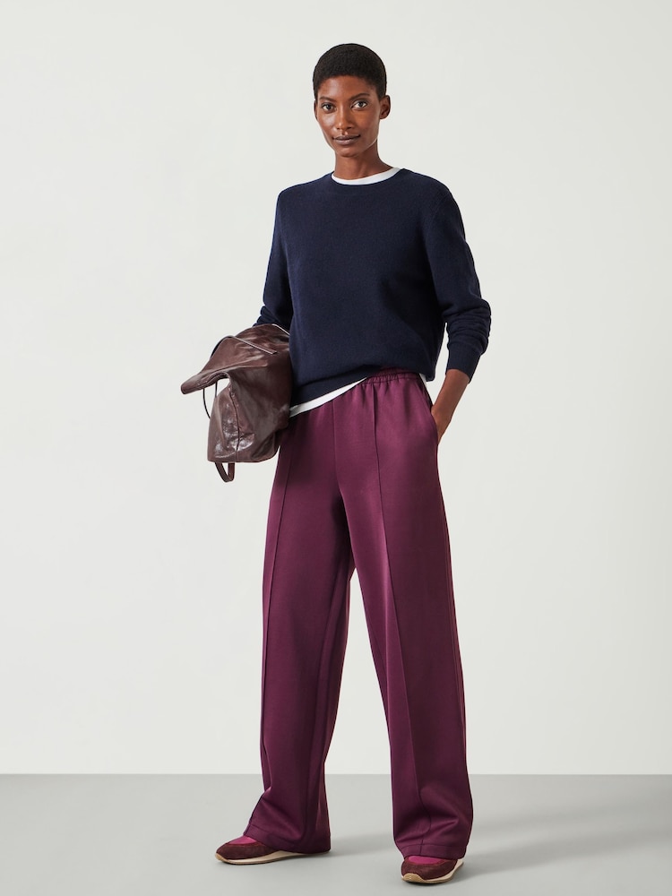 Hush Red/Blue Harrison Pintuck Joggers - Image 1 of 4