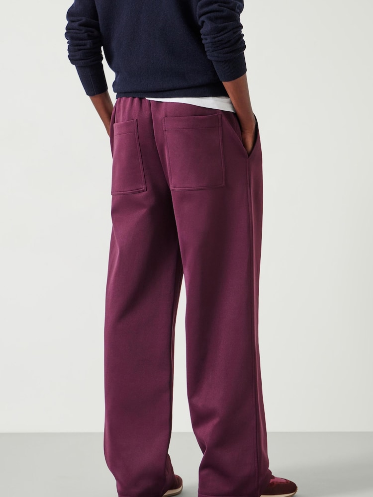 Hush Red/Blue Harrison Pintuck Joggers - Image 2 of 4