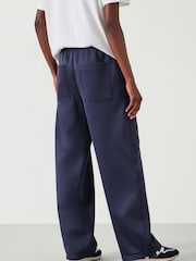 Hush Blue Harrison Pintuck Joggers - Image 2 of 4